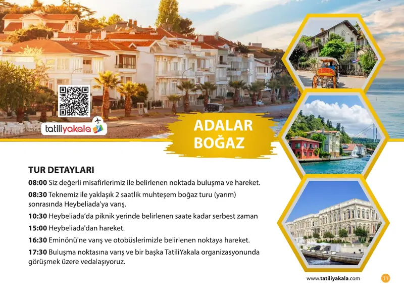 Katalog sayfa 11: Adalar ve Boğaz Turu