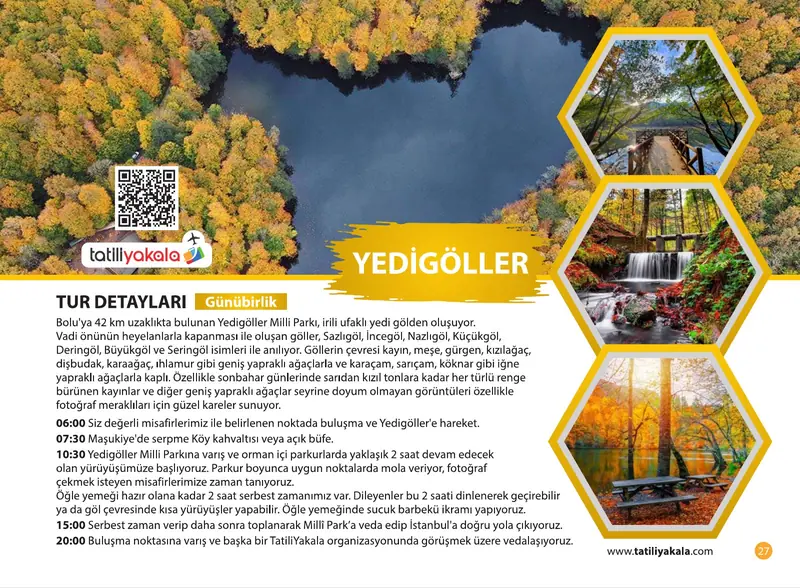Katalog sayfa 27: Yedigöller Turu