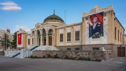 The historic Parliament building in Ankara